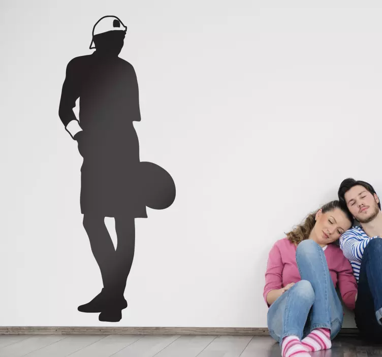 Tenis hizmet duvar sticker - TenStickers