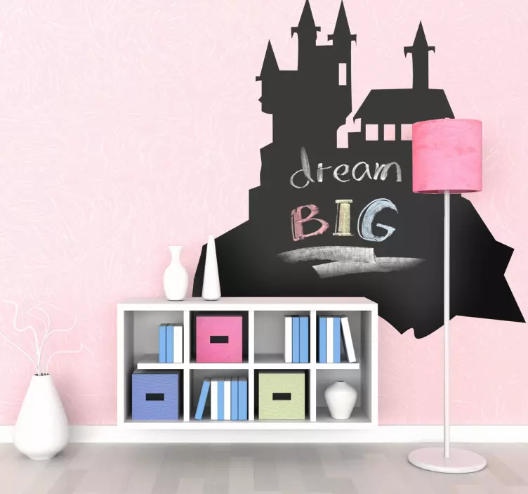 Terör kale yazı tahtası çıkartması - TenStickers