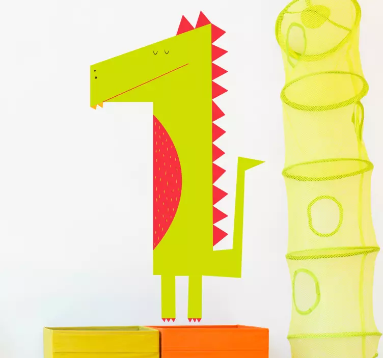 Timsah duvar sticker - TenStickers