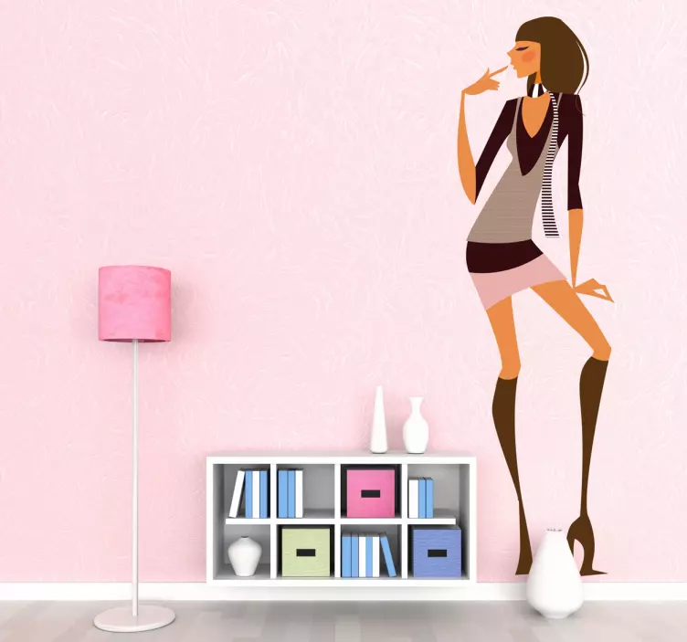 Trendy civciv dekoratif çıkartması - TenStickers