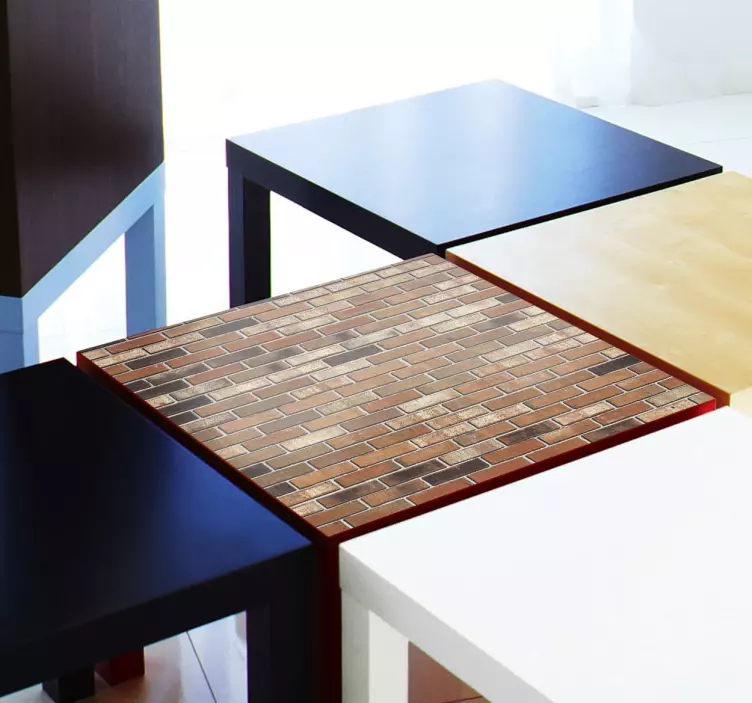 Tuğla doku çıkartma eksikliği - TenStickers