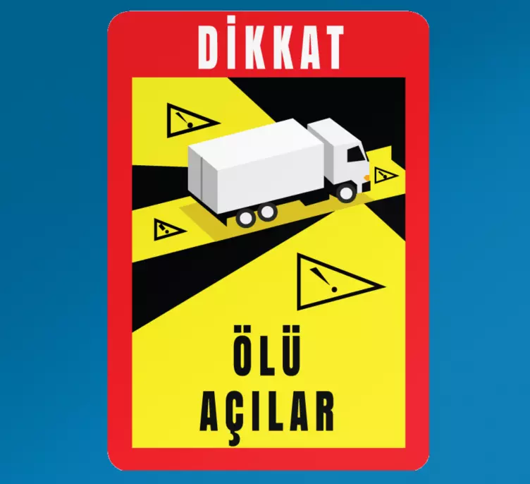 Türk vinil tabelasında dikkat kör noktaları - TenStickers