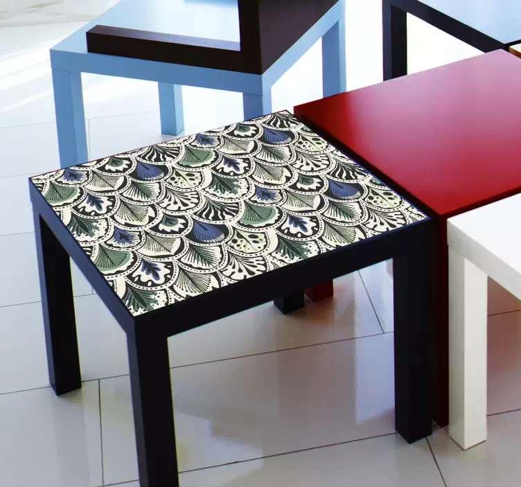 Tüy dolap mobilya sticker - TenStickers