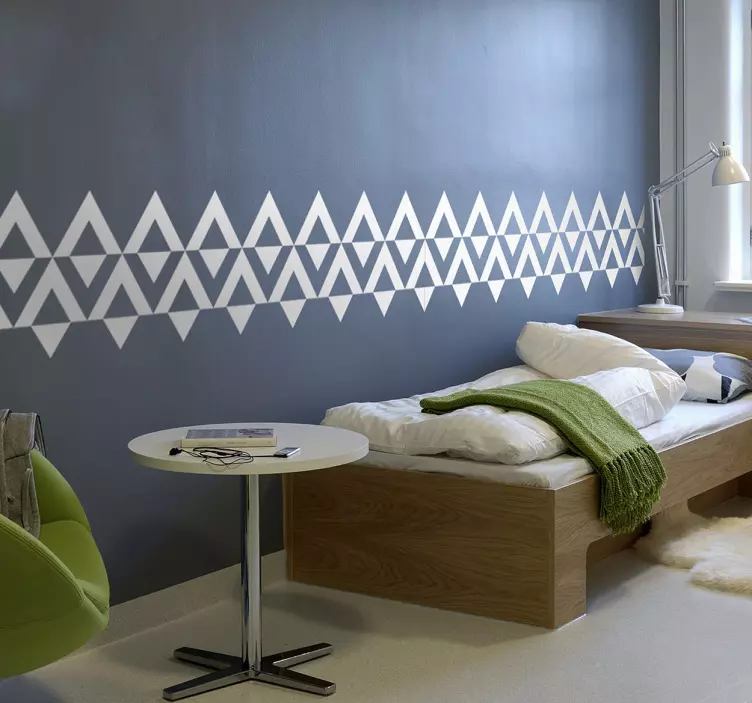 üçgen sınır sticker - TenStickers