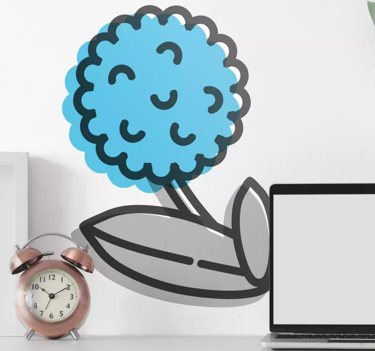 ücretsiz karahindiba çiçeği duvar çıkartması - TenStickers