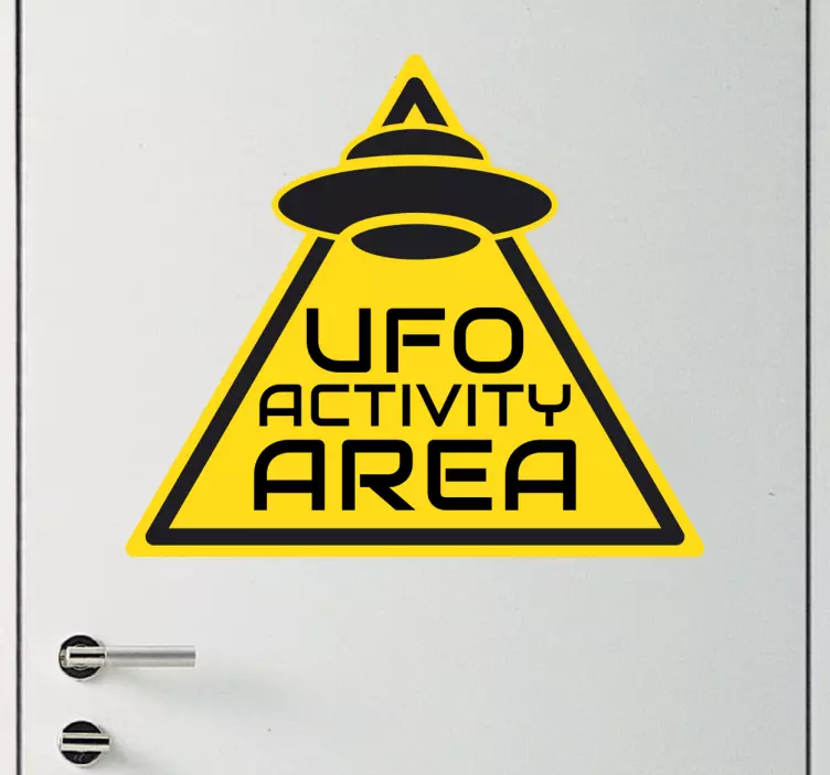 Ufo etkinlik alanı duvar sticker - TenStickers