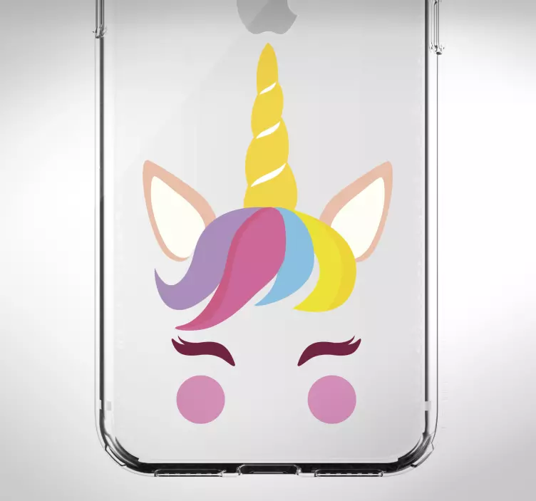 Unicorn iphone telefon çıkartması - TenStickers