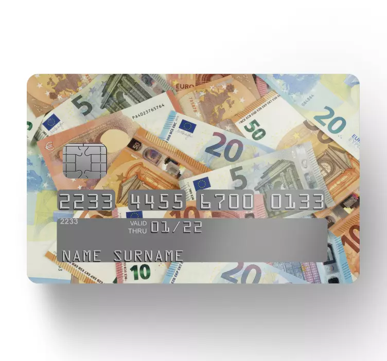 üst sınır euro para kredi kartı çıkartması - TenStickers