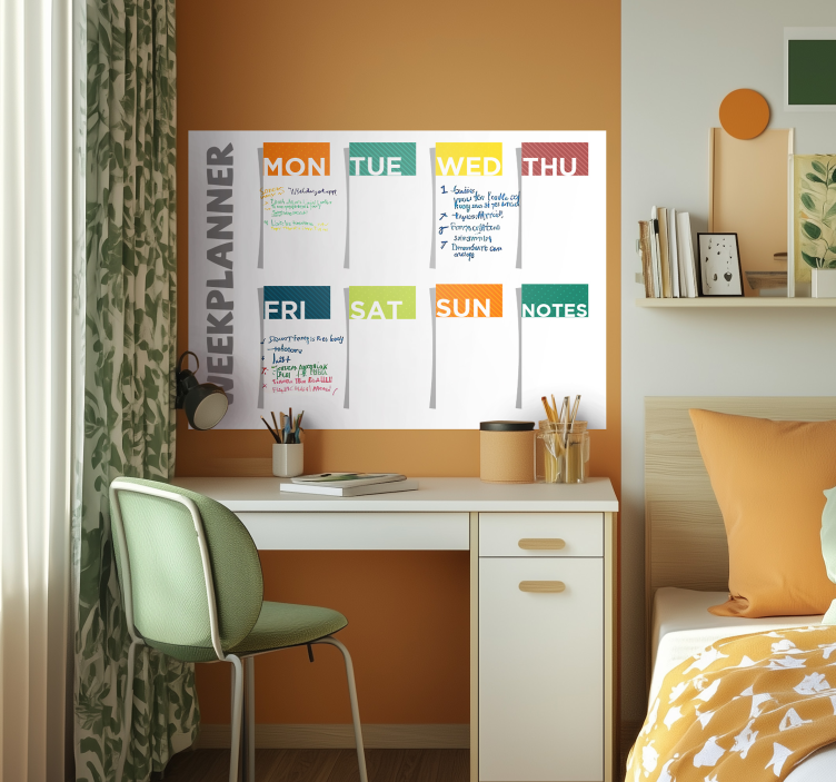 çıkartmada haftalık plan - TenStickers