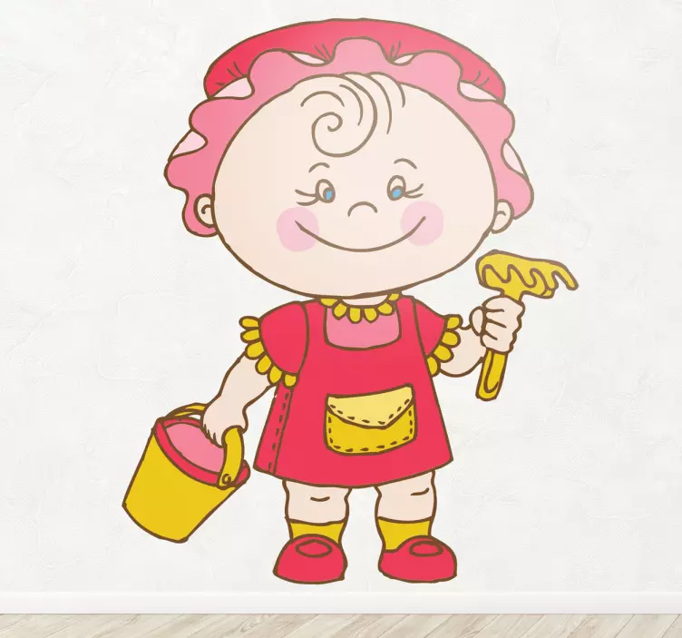 Vinil plaj bebek - TenStickers