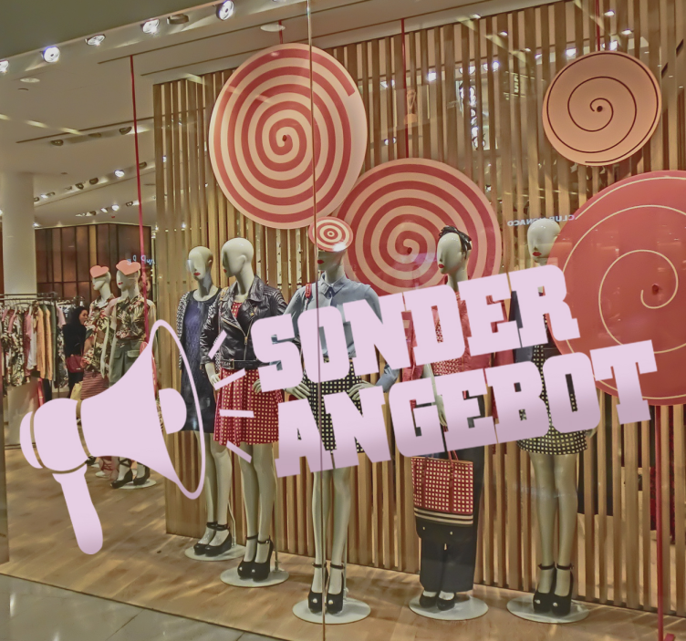 Vinilo sale de megaphone hayvan çıkartması - TenStickers