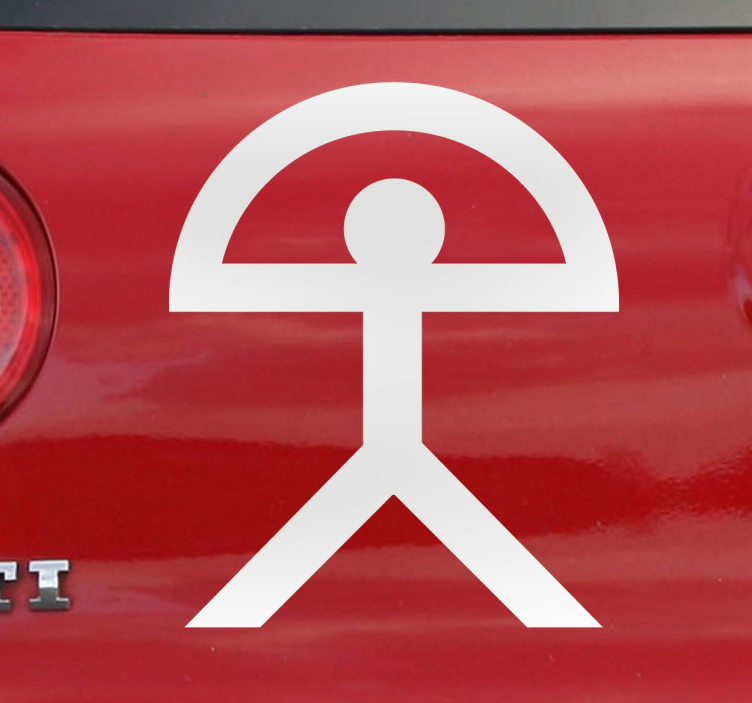 Vinilos almería simbolo indalo hayvan çıkartması - TenStickers