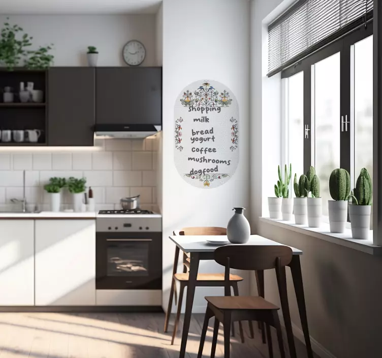 Vintage Beyaz TahtaVintage Beyaz Tahta vintage sticker - TenStickers