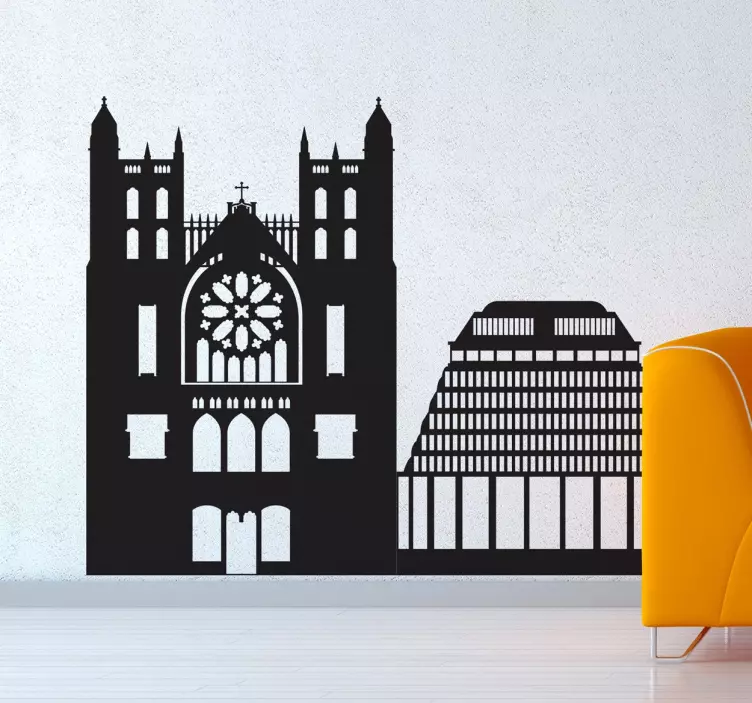 Wellington yeni zelanda manzara sticker - TenStickers