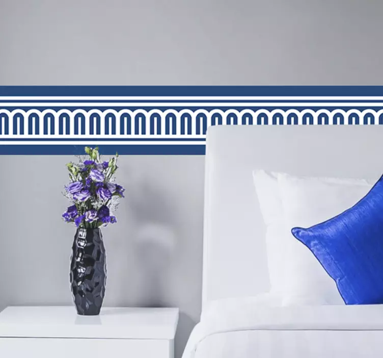 Yapışkan sınır duvar sticker - TenStickers