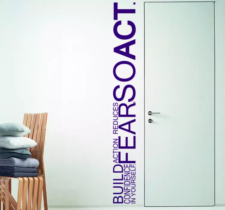 Yaratıcı motivasyonel teklif etiket rüya - TenStickers