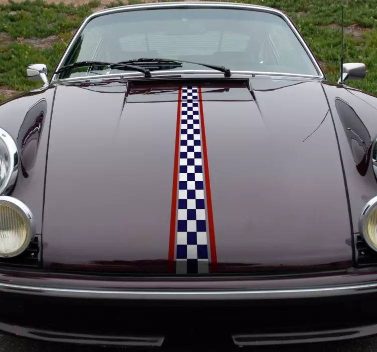 Yarış hatları araç etiket - TenStickers