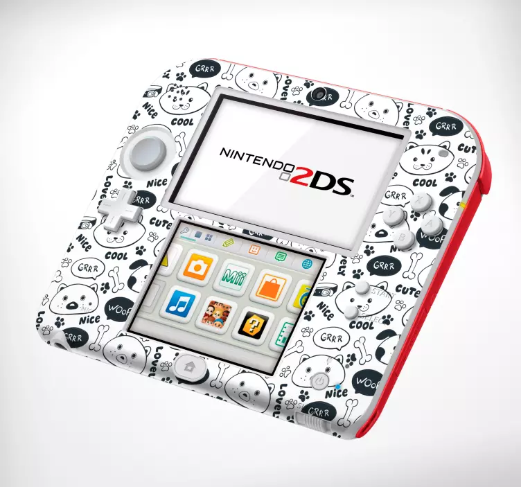 Yavru desen nintendo sticker - TenStickers