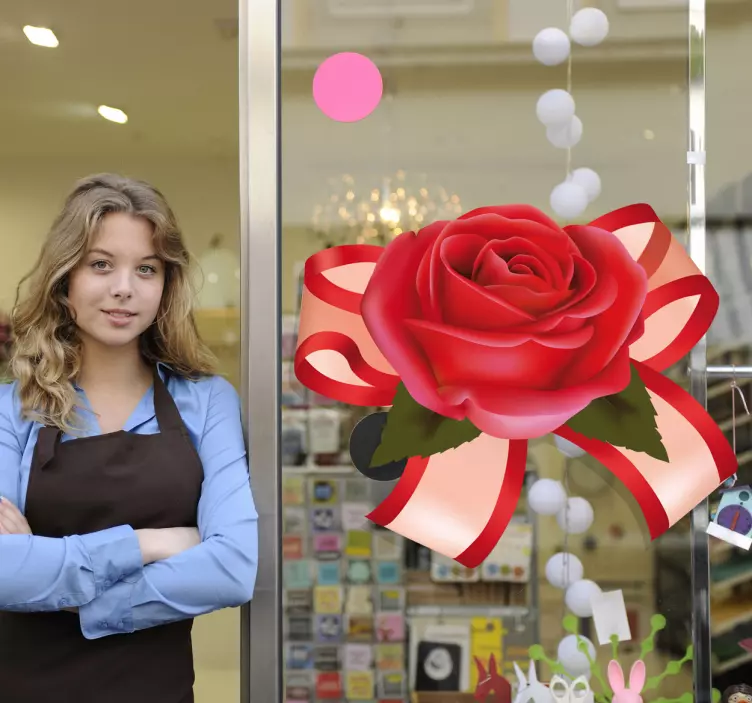 Yay gül çıkartması - TenStickers