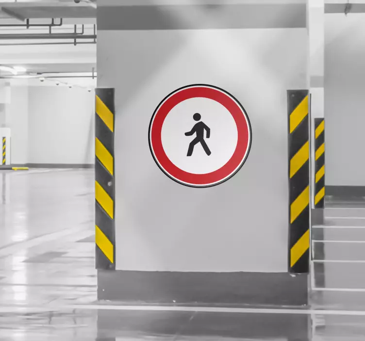 Yaya işareti etiket - TenStickers