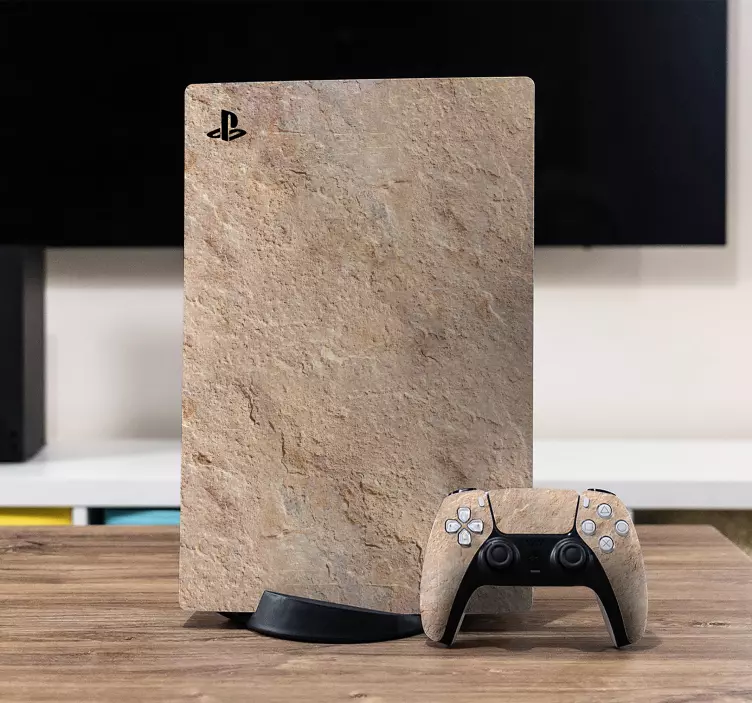 Yıpranmış rock ps5 çıkartması - TenStickers