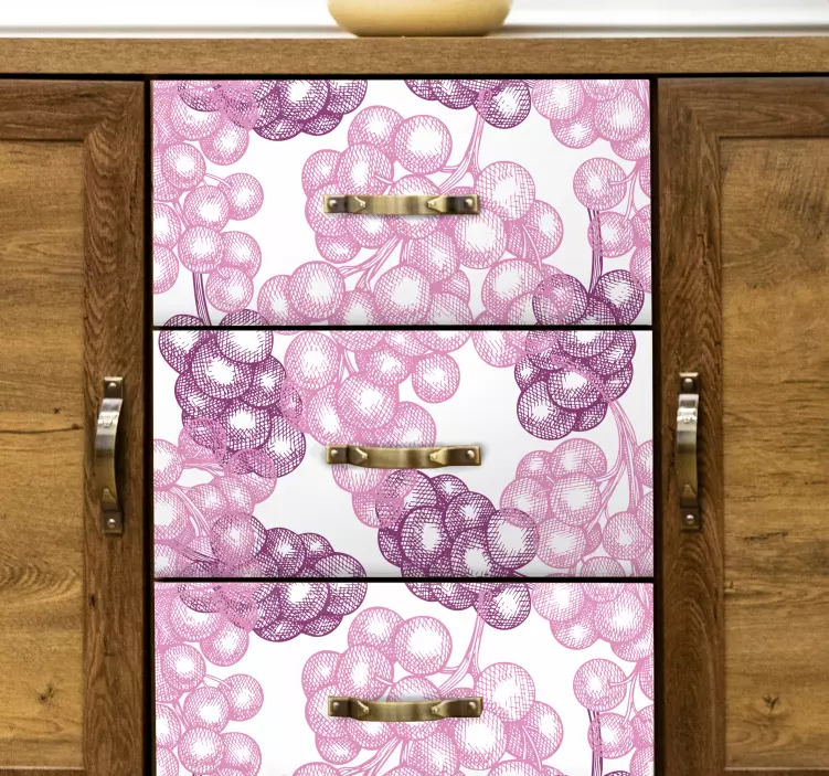 Zarif asma deseni hayvan çıkartması - TenStickers