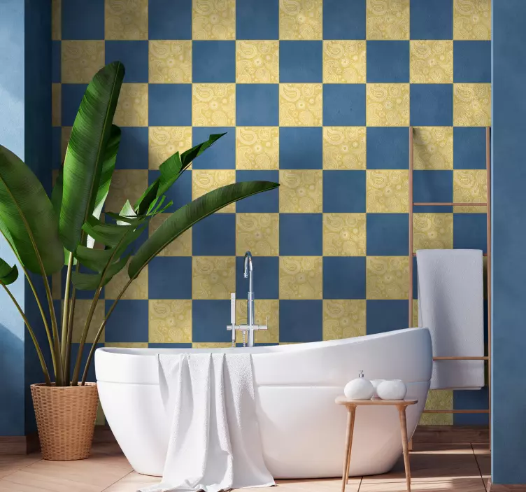 Zarif paisley desenleri hayvan çıkartması - TenStickers