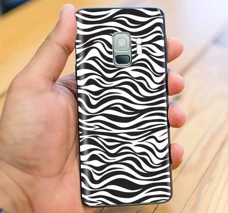 Zebra arka plan samsung çıkartmaları - TenStickers
