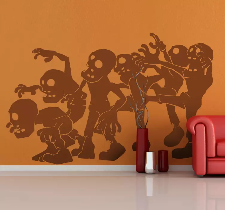 Zombiler çocuklar çıkartması - TenStickers