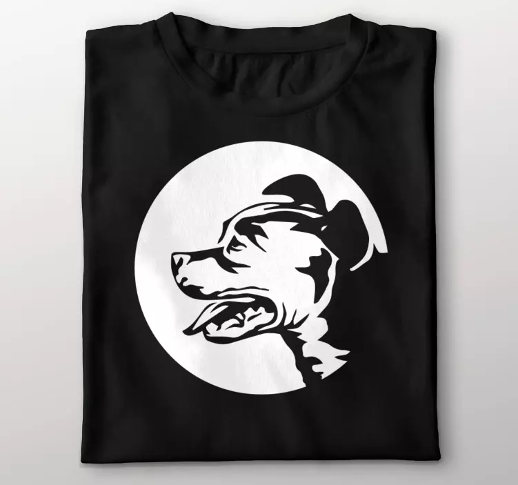 Amerikan stafford özel tişört - TenStickers