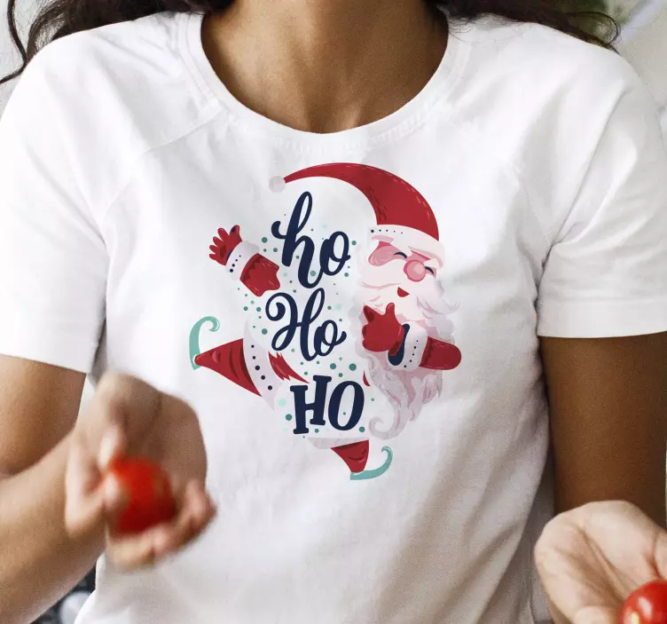 Ho yılbaşı t-shirt - TenStickers
