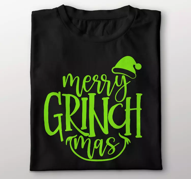 Neşeli grinchmas özgün tasarım gömlek - TenStickers