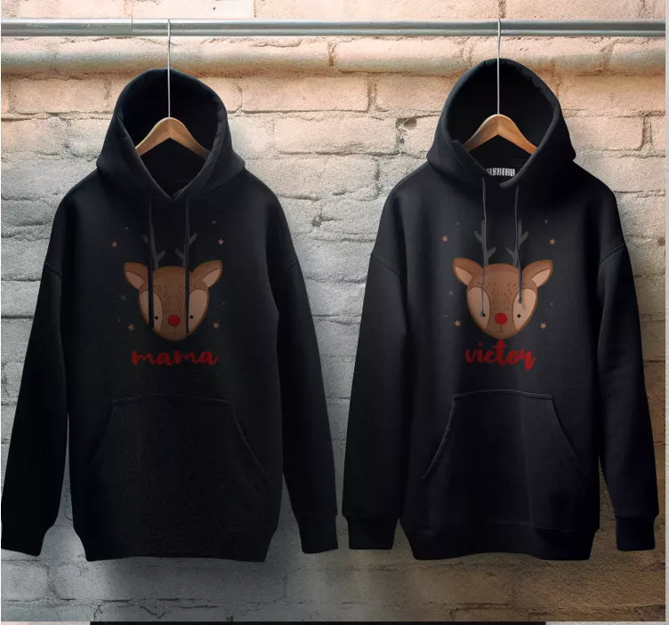 Özelleştirilebilir Noel ReindeerÖzelleştirilebilir Noel Ayısı Noe - TenStickers