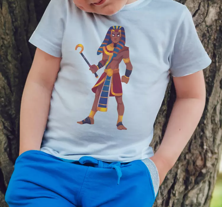 Pharao ramses ii anime versiyonu özel tişört - TenStickers