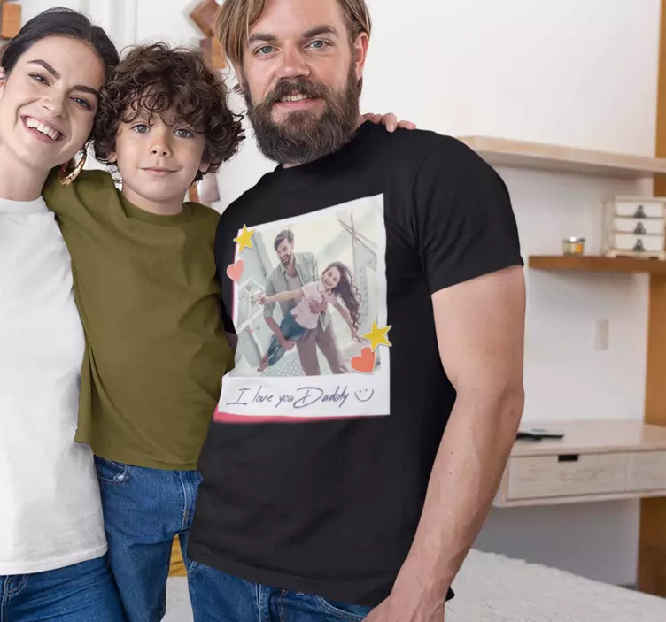 Seni seviyorum babalar günü gömleği - TenStickers
