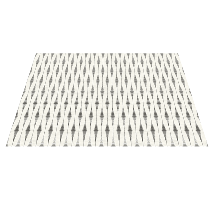 rabaul ikat gri ve bej modern pvc halı - TenStickers
