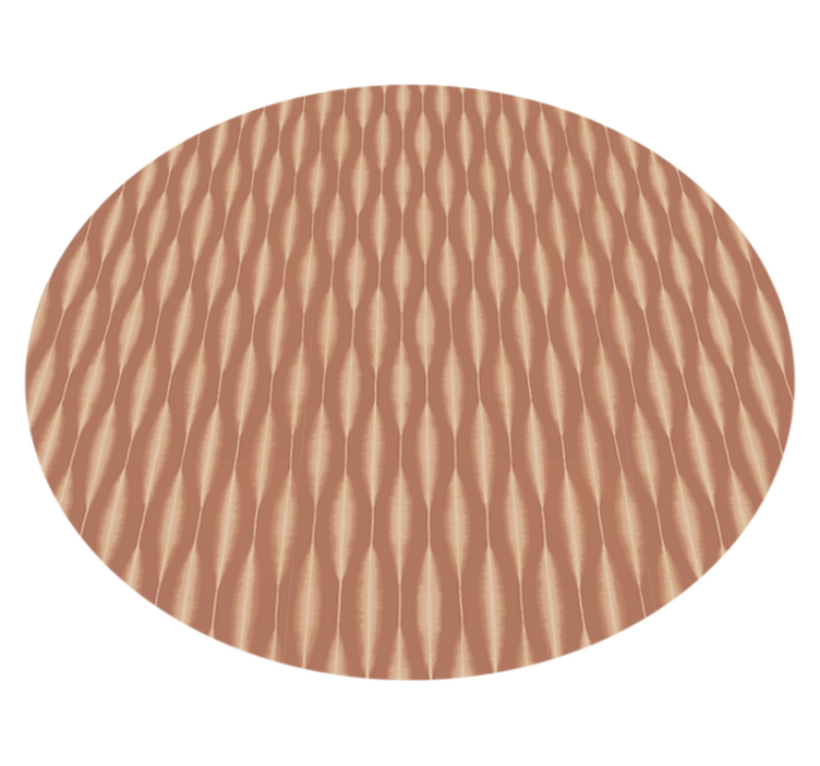 ikat kasuri mocha mus modern pvc halı - TenStickers