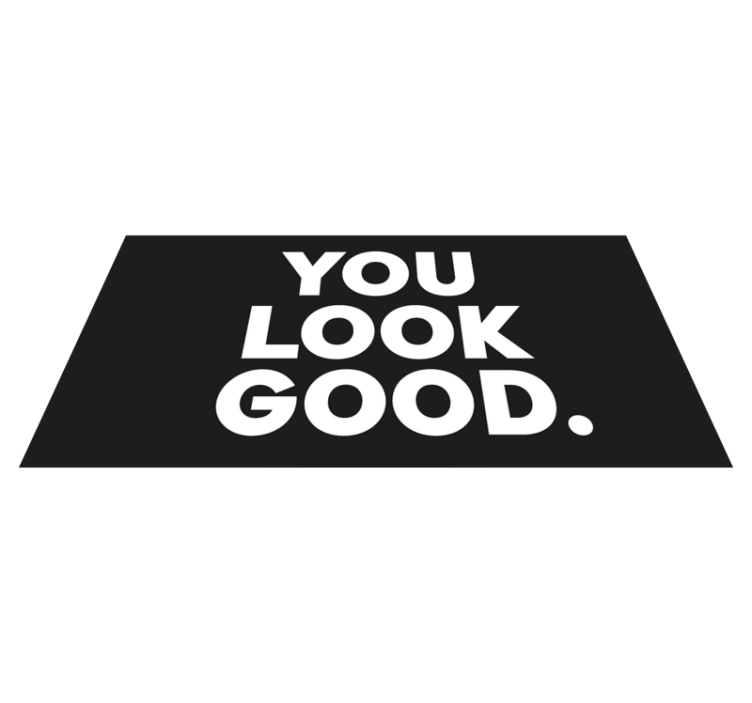 you look good metin banyo pvc halı - TenStickers
