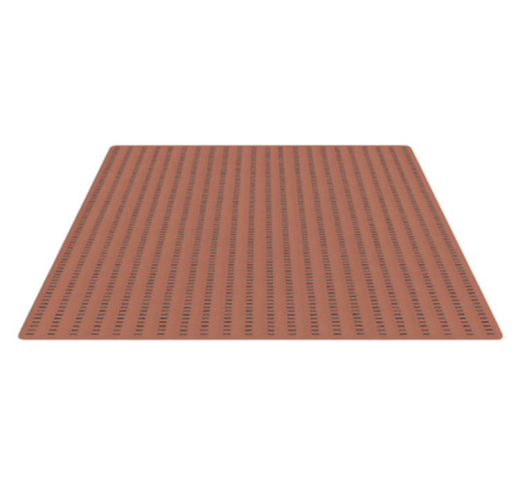 Kesik çizgi tasarımı balkon ve dış mekan için pvc halı - TenStickers