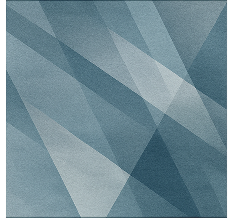 Soyut geometrik gradyan yemek odasi pvc halı - TenStickers