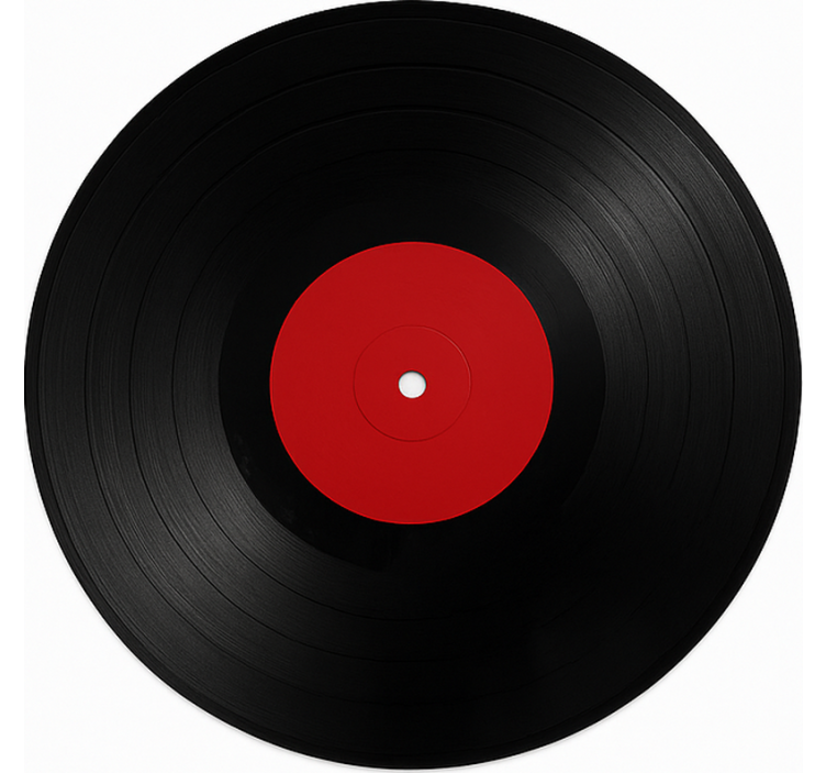 Dev vinil plak yemek odasi pvc halı - TenStickers