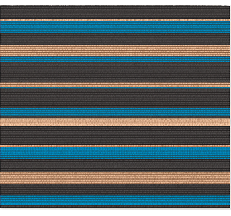 Koyu tonlu dokuma efekti mutfak pvc halı - TenStickers