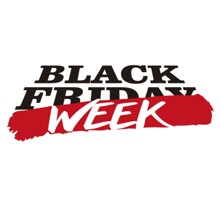 Black friday vinil halı - black friday haftası - TenStickers
