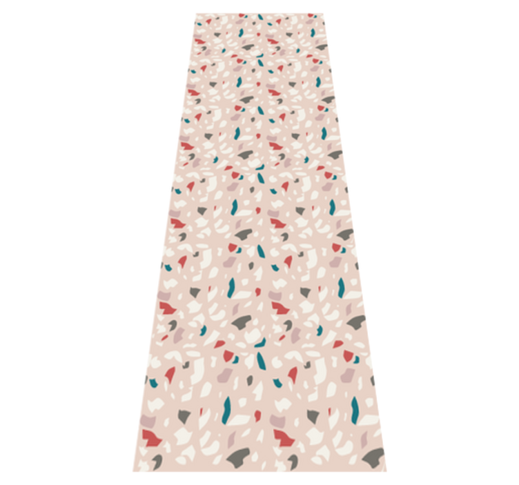 Yatak odası pvc halı - terrazzo etkisi deseni - TenStickers