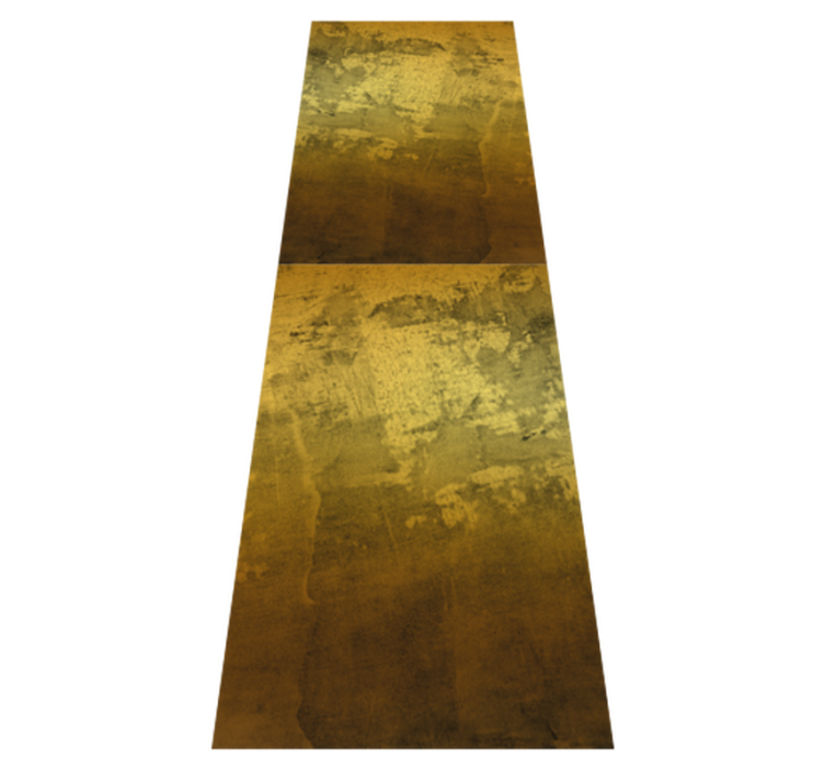 Yatak odası pvc halı retro ham altın dikdörtgen desen - TenStickers