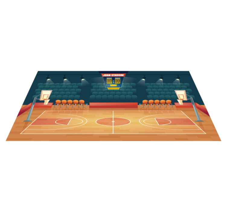Vinil halı basketbol sahası adı - TenStickers