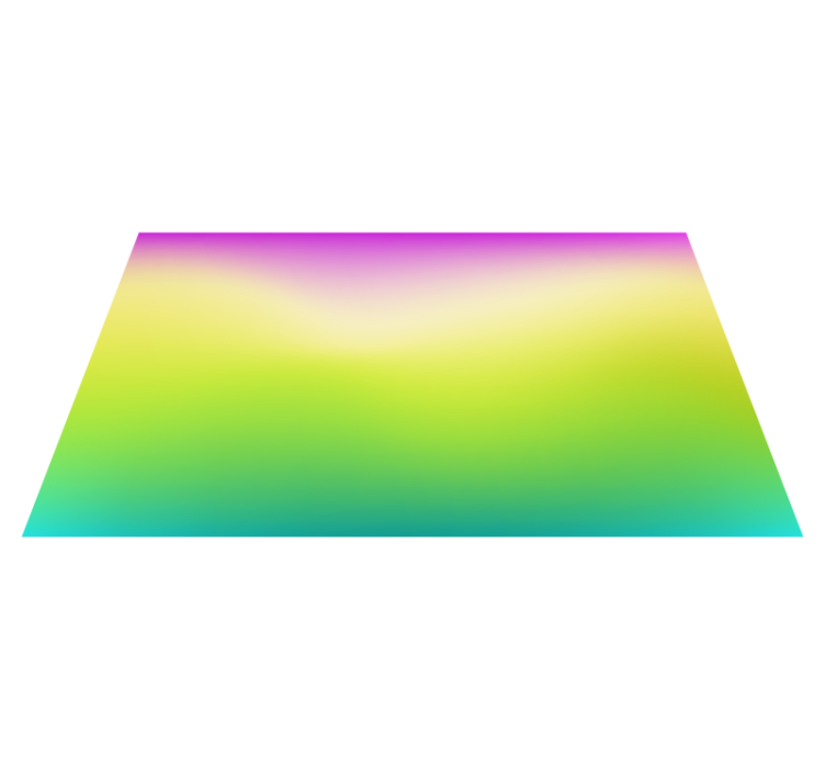 Muhteşem floresan renkli modern vinil halı - TenStickers