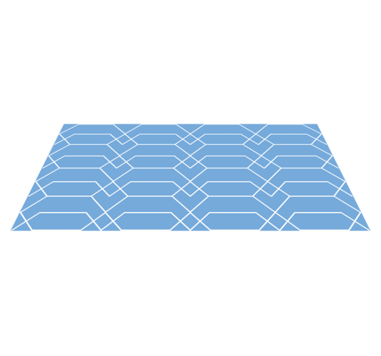 Altıgen figürler geometrik kilimler - TenStickers