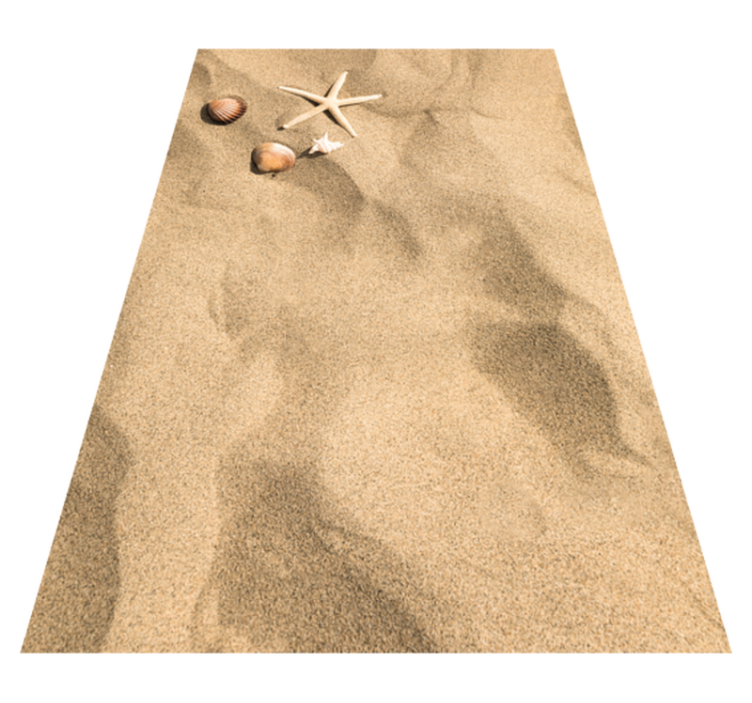 Yaz vibe vinil halı kum taşı yer karoları - TenStickers