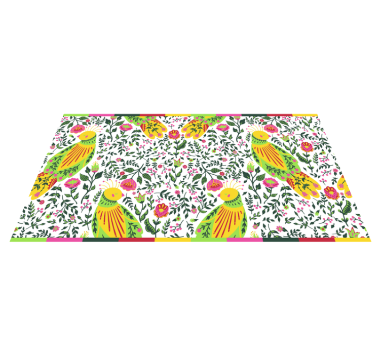 Oturma odası için ehnic desen vinil halı - TenStickers